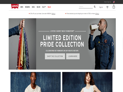 levis web shop